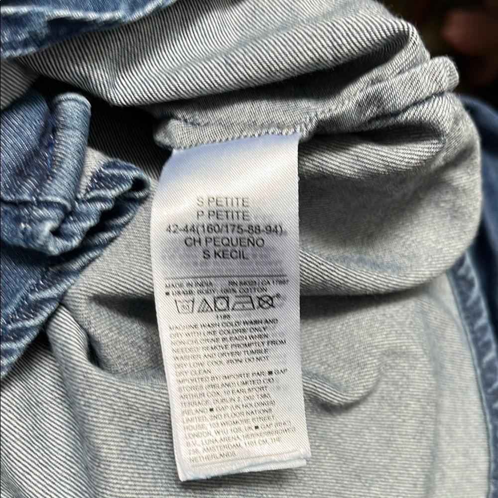 Banana Republic Blue Denim Button Down Tuxedo Shirt - Picture 10 of 10